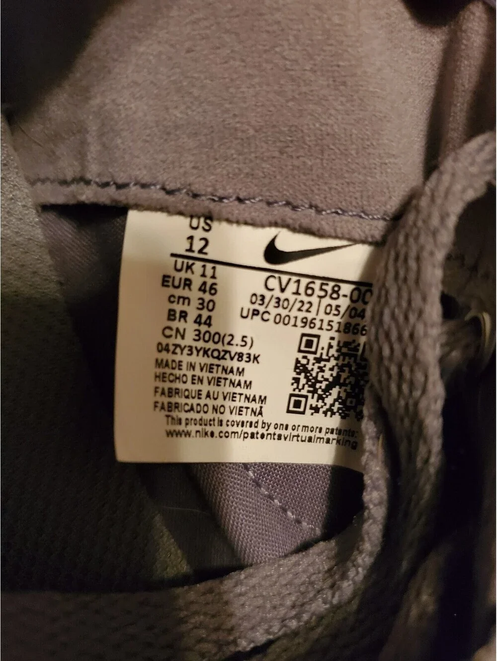 Nike SB Blazer Court Sneakers US 12 Gray Casual Shoes